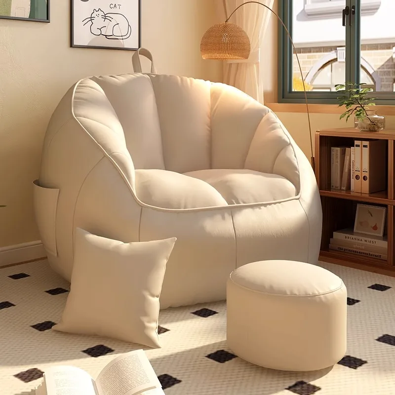 소파 푸프 빈백 소파 포함 대형 나로즈닉 아파트용 1인용 빈백 소파 빈 형태 가구 파티오 가구