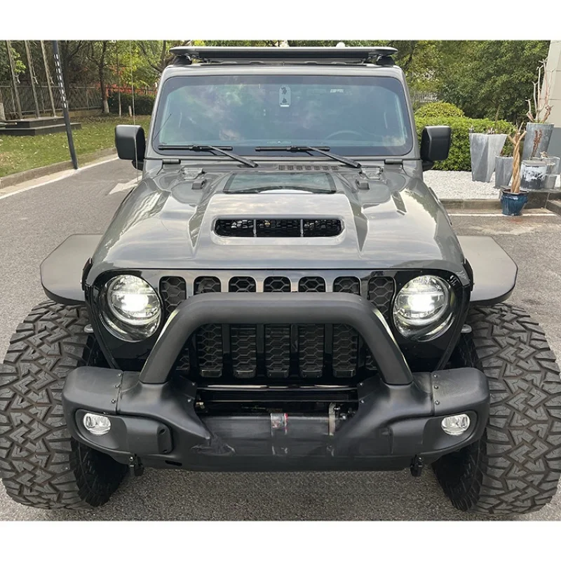 High Quality Black Primer Steel Engine Hood Bonnet Replacement Body Parts Fit for JL Series 2018 And Up Multi Purpose Pickup