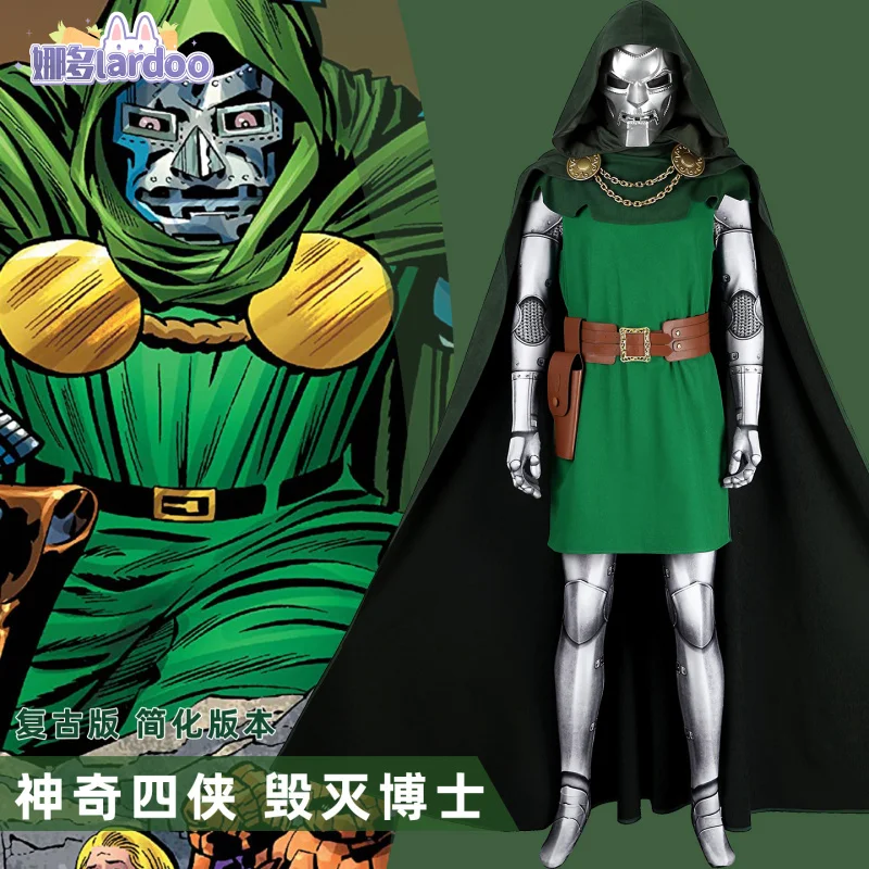 

Fantastic Four Doctor Doom Cosplay Costume Uniform Halloween Carnival Party Christmas Play Role Clothes Clothing