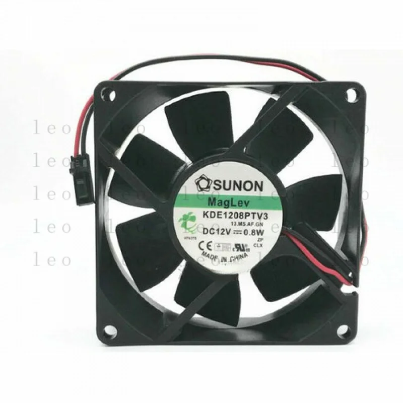 

FF 1pcs Large Air Volume Cooling Fan KDE1208PTV3 12V 0.8W 80*80*25mm