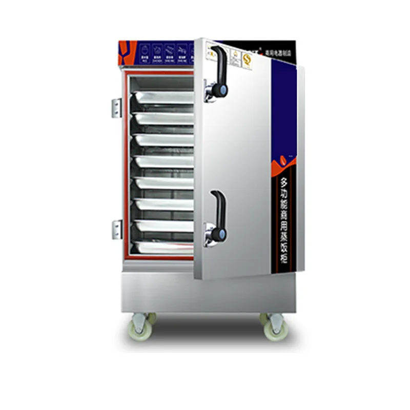 Rice Steamer Steaming Cabinet 4 Trays 6 Trays 8 Fully Automatic Rice Steaming Box 12 Trays Commercial Electric / Gas Steamer