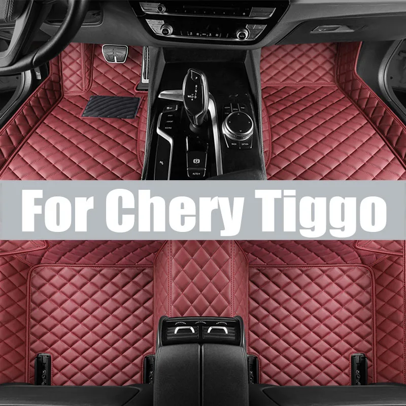 TPE Custom Car Floor Mats For Chery Tiggo 3 2014 2015 2016 2017 2018 2019 2021 2023 Waterproof Carpet Auto Interior trunk mat