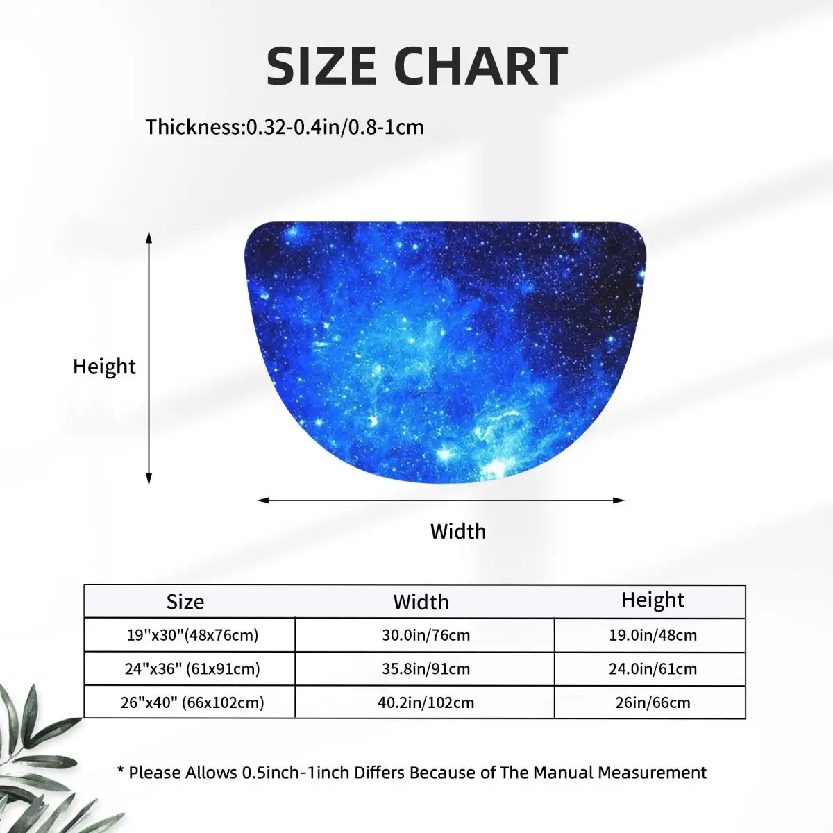 Planet Earth Soft Flannel Half Round Doormat Non Slip Bathroom Mat Absorbent Floor Carpet for Home Bedroom