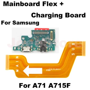 Carregador rápido Placa de carregamento principal para Samsung A51 A71 A70 A50 A31 A30 A20 A10 A50S Placa-mãe Conecte USB Dock Flex Cable 8 principais vendas placa base samsung a71 - №1