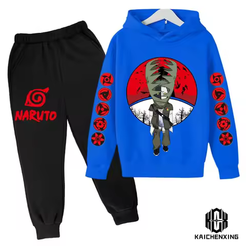 Anime Sonic Spring and Autumn Hoodie Children's Tracksuit Boys and Girls Tracksuit Suit Hoodie Pants Suit For Children
