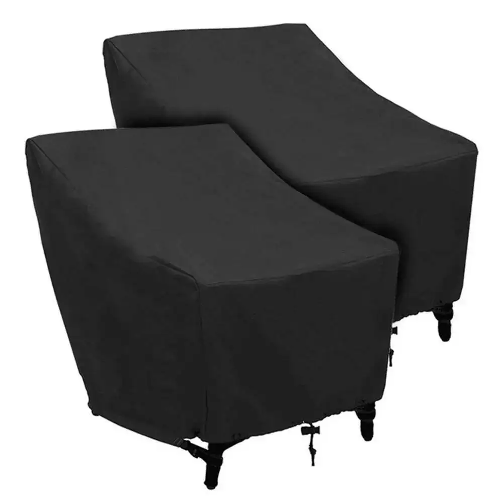 واقي كرسي الحديقة المقاوم للماء للحماية من الشمس، غطاء أثاث الشرفة، مقاوم للغبار، سهل التنظيف وجيد التهوية