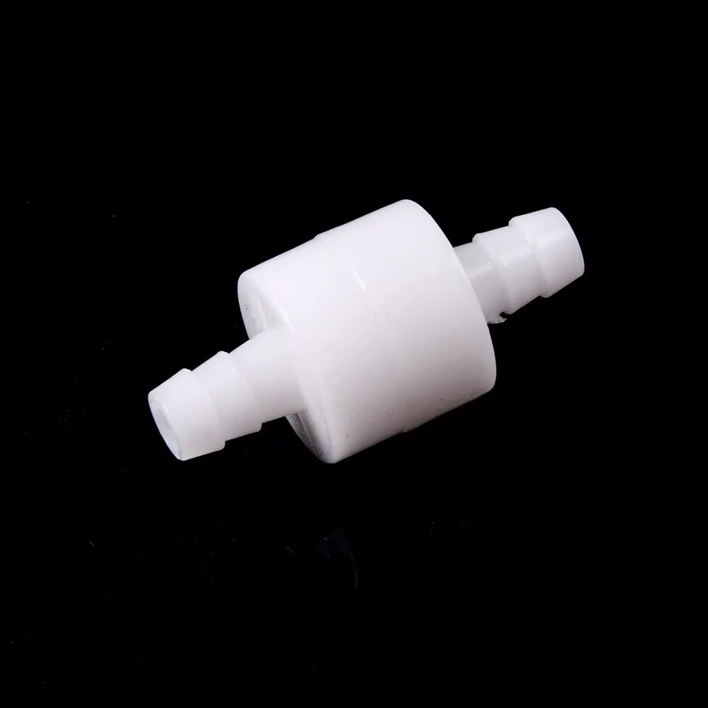 1 pz colore bianco plastica 8mm unidirezionale valvola di ritegno in linea Gas combustibile acqua liquida