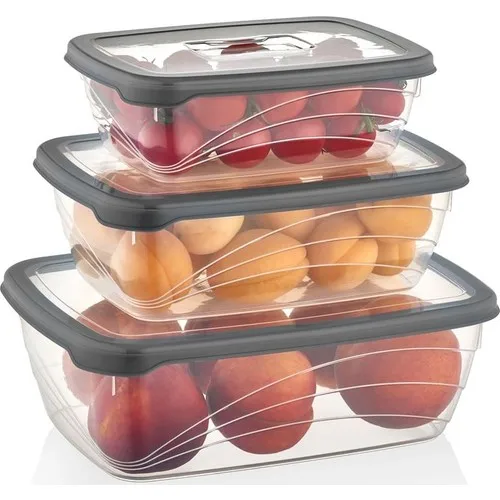 Qlux Bio Storage Container Maxi Set Anthracite (3 Size) L-00764