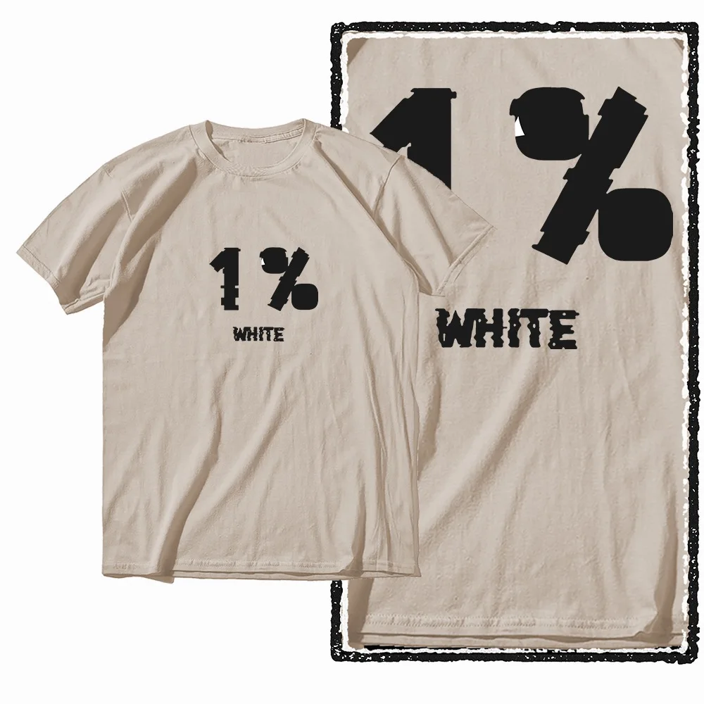 G25 Beige Baumwoll-Streetwear COOLMIND Grafik-T-Shirt für Herren |   Großes, cooles Vintage-T-Shirt mit O-Ausschnitt für Herren
