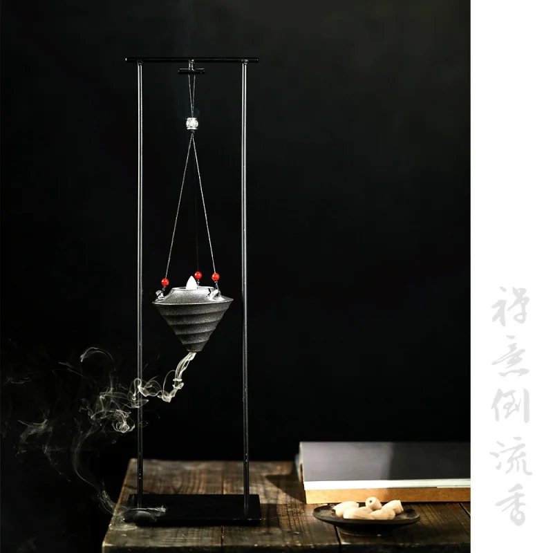 

Mr. Qing Chinese Zen Flavor Backflow Incense Stove Backflow Incense Ornaments Simple Style Ceramic Home Tea Ceremony Decorations