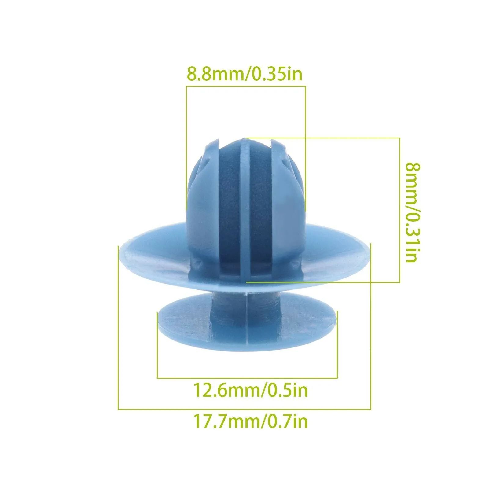 Replacement Trim Clips for Mitsubishi L200 MU000977 20 Pieces for Wheel Arch Flare and Sill Moulding Installation