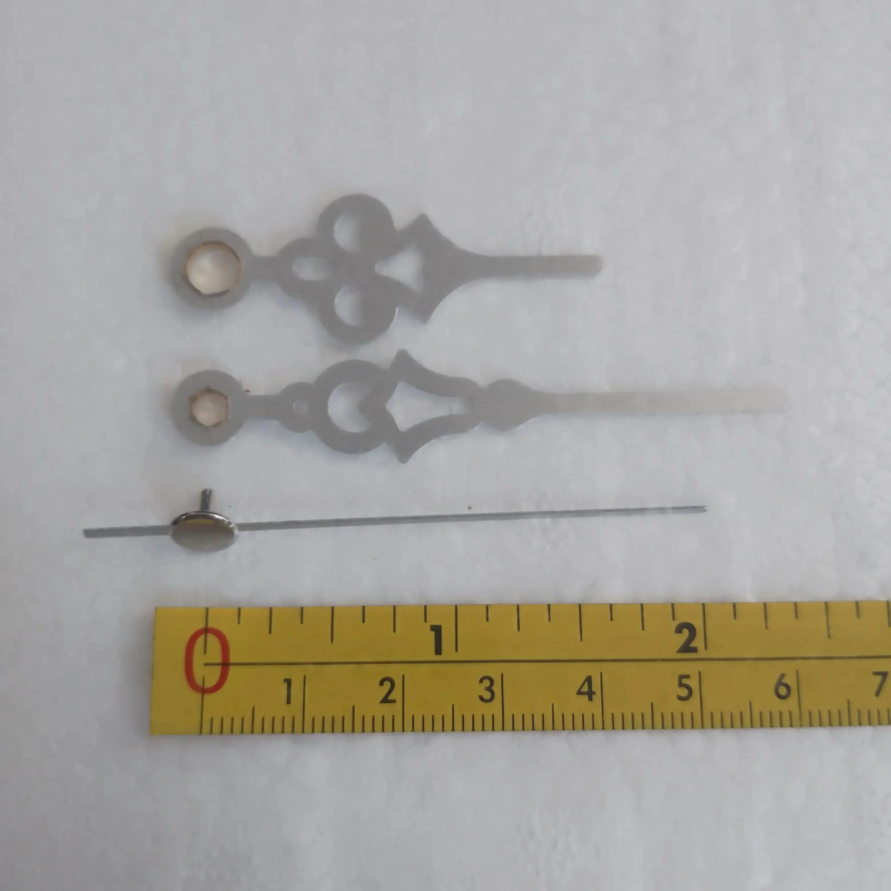SKP Shaft Short Hands 9107# Silver (Just Hands) Metal Aluminum DIY Quartz Clock Accessory High Quality Kits