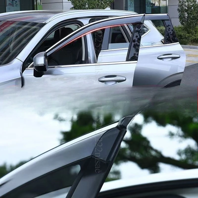 

For ATTO3 2021 2022 2023 2024 2025 Window Visor Sun Rain Deflector Guard Awnings Shelters Adhesive Cover Trim Cars Accessories