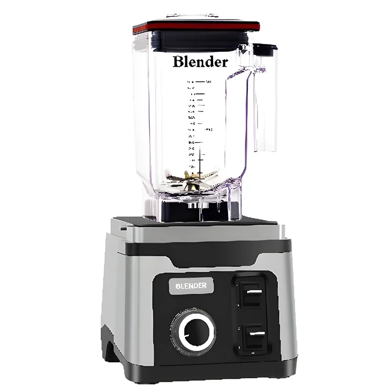 BL38 Commercial Blender With Sound Cover Professional High Speed Smoothie Blender/Commercial Smoothie Machine Electric Plastic