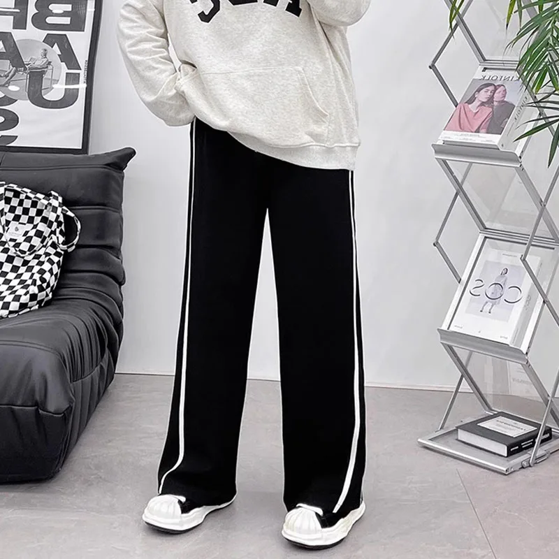 

Dopamine Lazy Yamamoto Women's Summer Thin 2024 New High Waist Drop okkk Feel Straight Ice Silk Cotton Hemp Wide Leg Pants