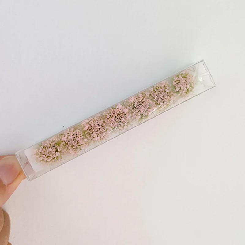 7 szt./pudełko Miniaturowy Zestaw Modelowy Kwiatów i Trawy DIY Budowanie Ogrodu Piaskownica Układ Sceny Materiały Akcesoria do Dioramy