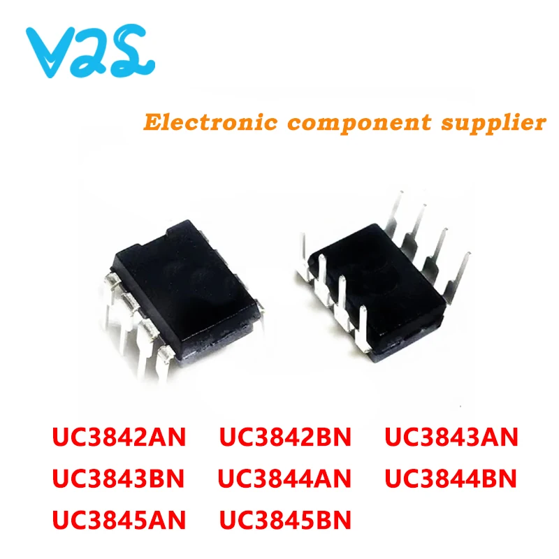 (5pcs) 100% New UC3842 UC3843 UC3844 UC3845 UC3842AN UC3843AN UC3844AN UC3845AN UC3842BN UC3843BN UC3844BN UC3845BN DIP-8 DIP8