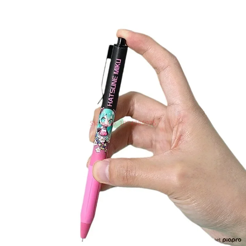 Imagem -05 - Hatsune Miku Neutro Gel Pen Caneta de Escrita de Estudante Adolescente Bonito Papelaria de Embalagem Independente Alta Beleza Atacado 24 Pcs