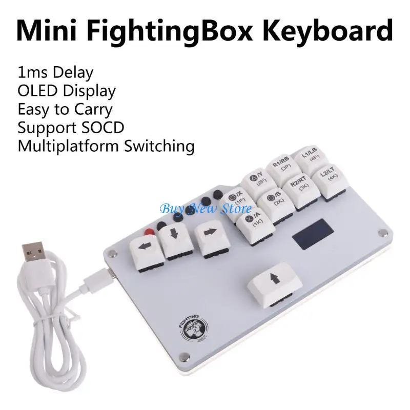 

20CE Gamepad Keyboard with Multiple Input Modes FitFor Arcade JoysticksStreet Fighter