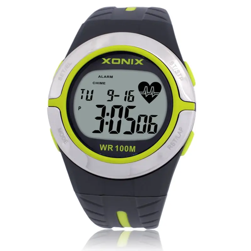 XONIX 2025 Heart Rate Calorie Watches Sports Heath Care BMI Unisex Running Swimming Diving Alarm Wristwatch Waterproof 100m HRM2
