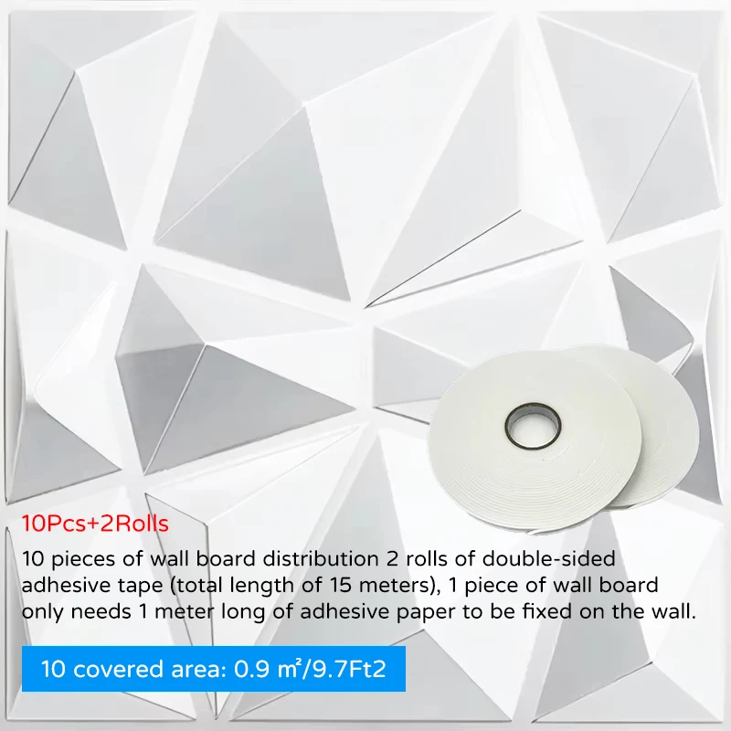 10PCS 30x30cm Wand Aufkleber 3D Wand Panels Innen Wand Dekoration Für Wohnzimmer Schlafzimmer Hotel büro Wandbild Fliesen-Panel-Form