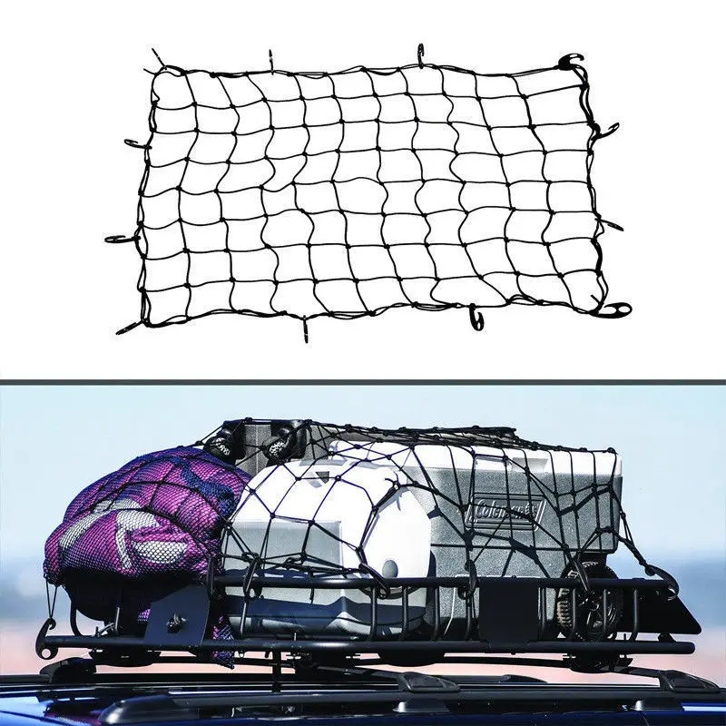 

120x90cm Heavy Duty Bungee Cargo Net Exterior Ceiling Cargo Heavy Duty Bungee Cargo Net For Pickup Truck Bed And SUV Roof Travel