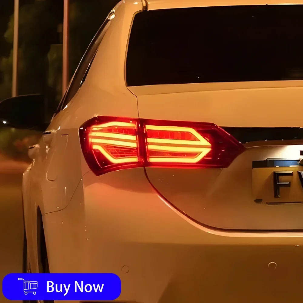 

For Toyota Corolla 2014-2017 Car Taillights Assembly LED Auto Back Lamps High Configuration Fog Brake Turn Signal Accessories