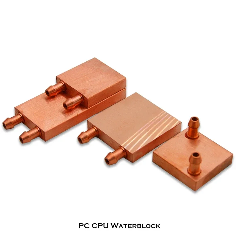 Copper Waterblock Radiator 40*40  40*80 Computer CPU GPU Heatsink Cooler Water Cooling Plate