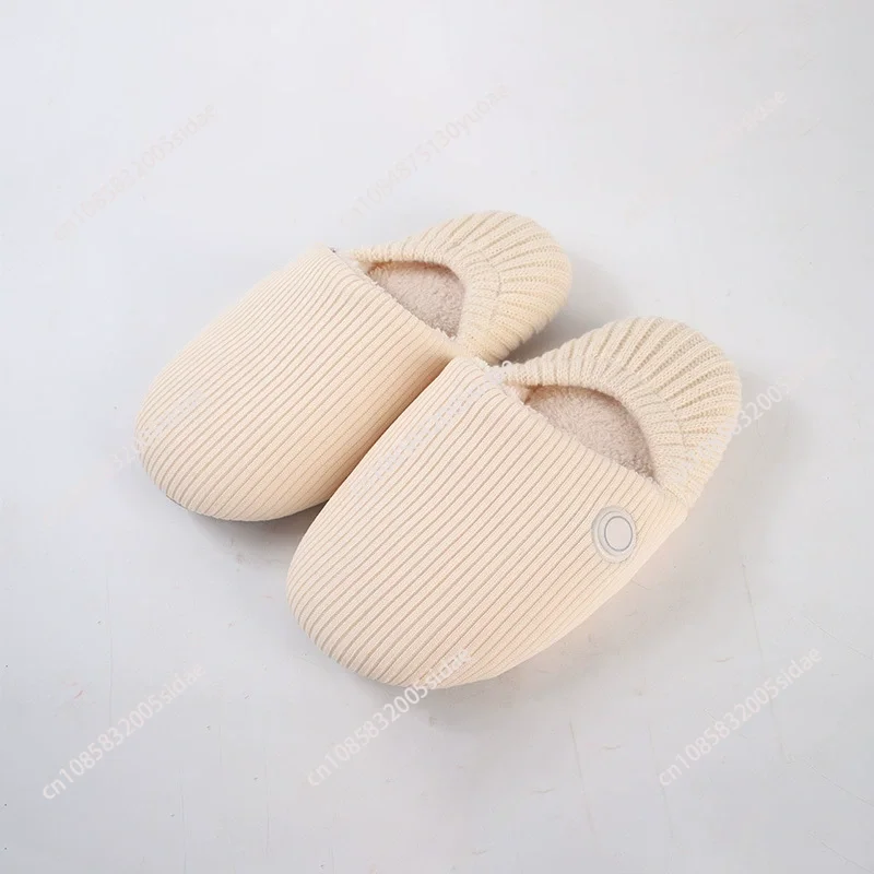 Unisex Electric Heating Shoes with 3 Heating Levels Foot Warmer Shoes Electric Thermal Slippers for Cold Winter