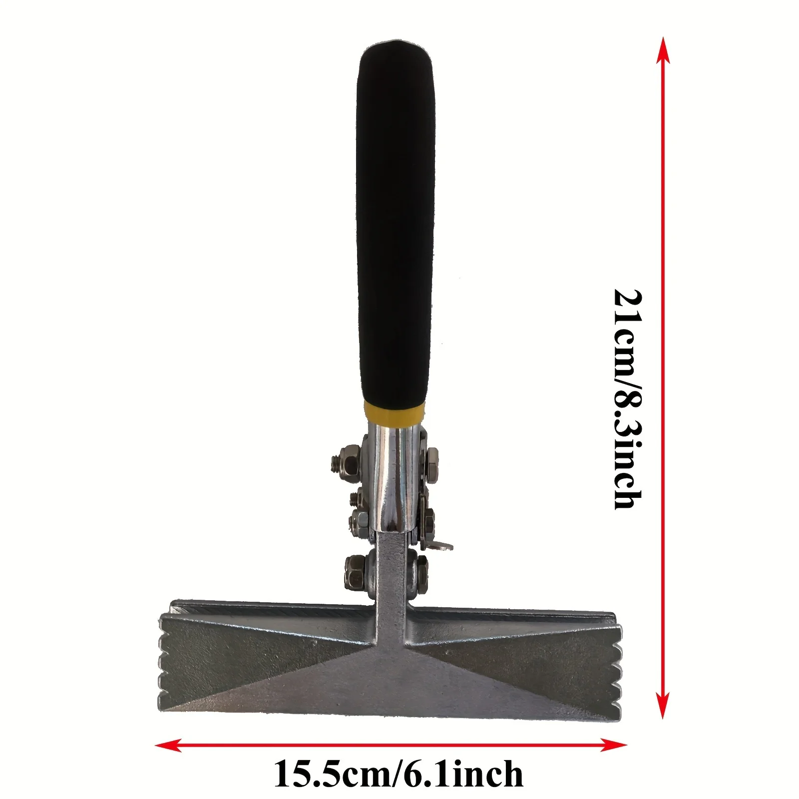 Hand Seamer, 6 Inch Straight Jaw Sheet Metal Bender Tools for Folding Metal