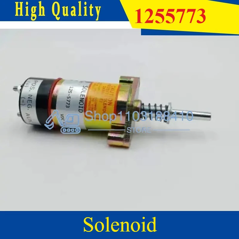 

125-5773 1255773 3204 3304 Diesel Engine Spare Accessories Fuel Shutoff Solenoid For Caterpillar CAT Excavator E330 330B 330C