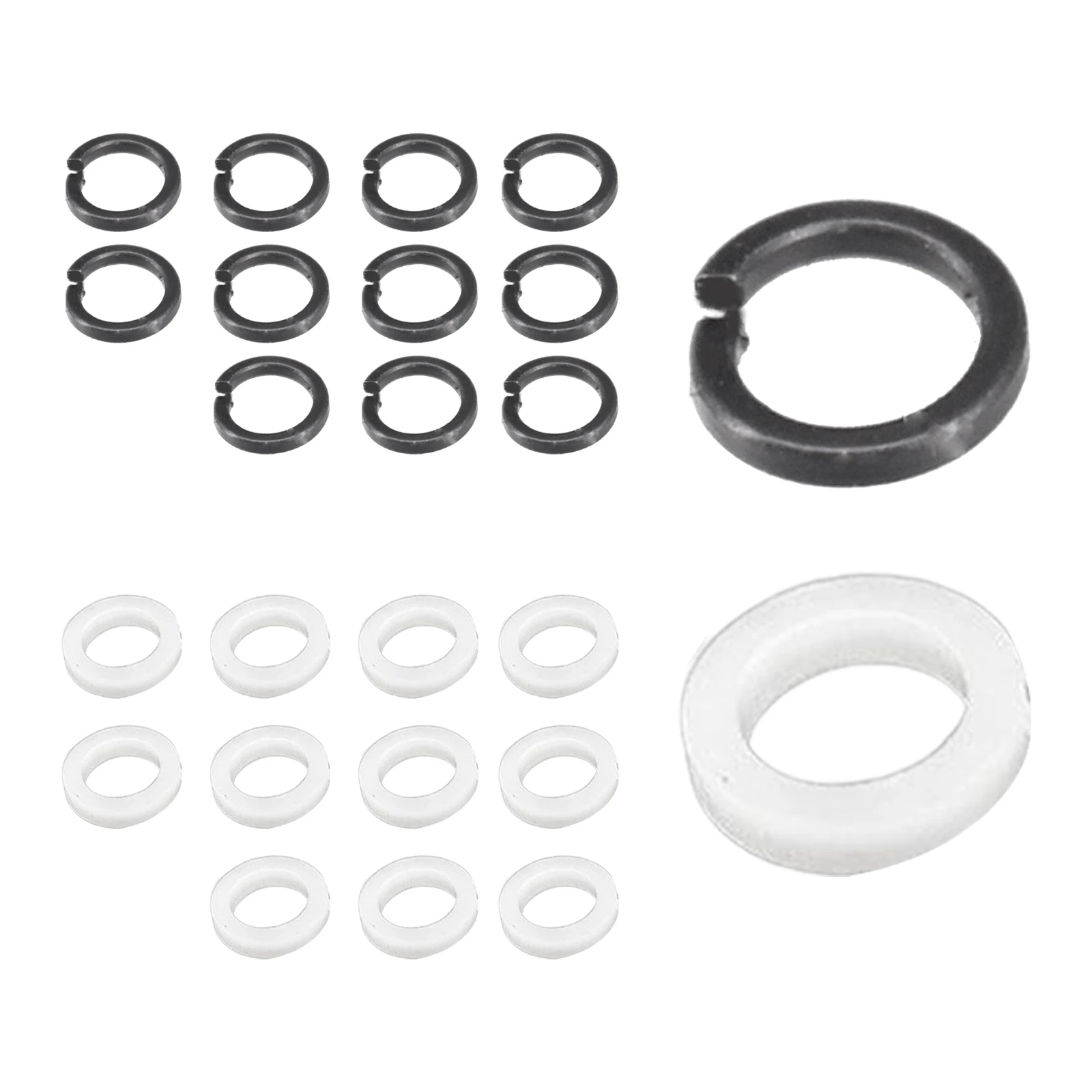 24Pcs/set Guitars Tuner Peg Spacer Tuner Spring Washer Guitars Washers Guitar Instrument Accessories for Electric Guitar