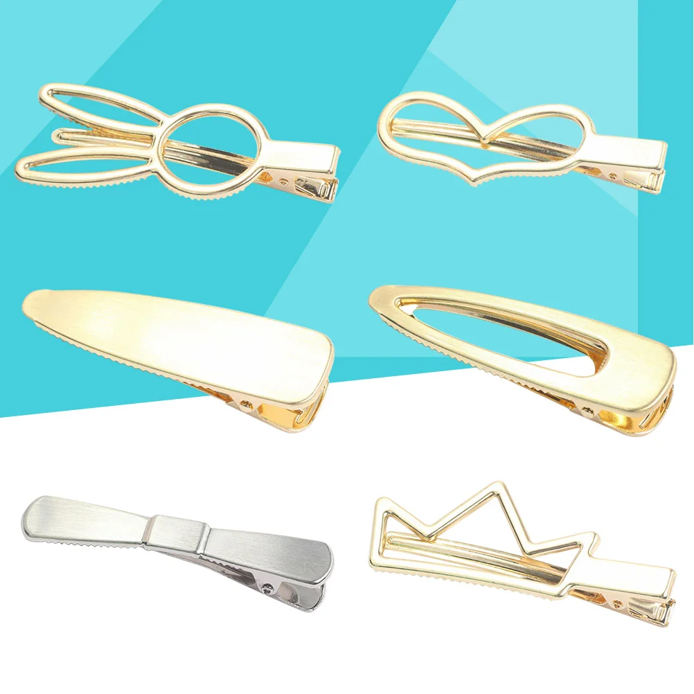 

6 PCS Hair Clips Metal Women Pin Bobby Pins Alloy Barrettes Girls Western Style