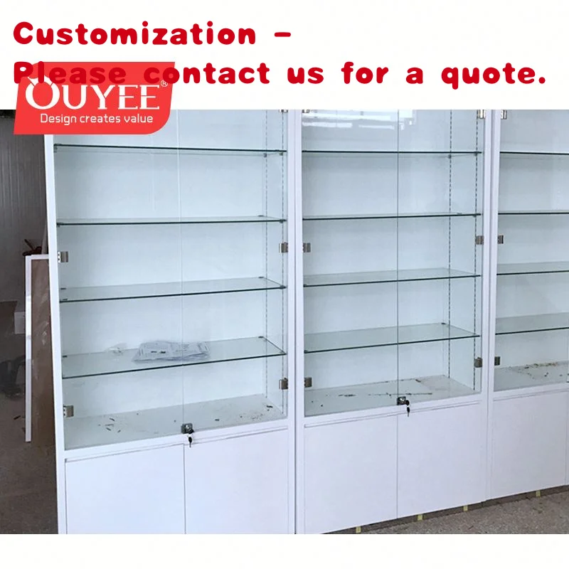custom.Glass Store Mobile Phone Showroom Design Electronics Display Showcase