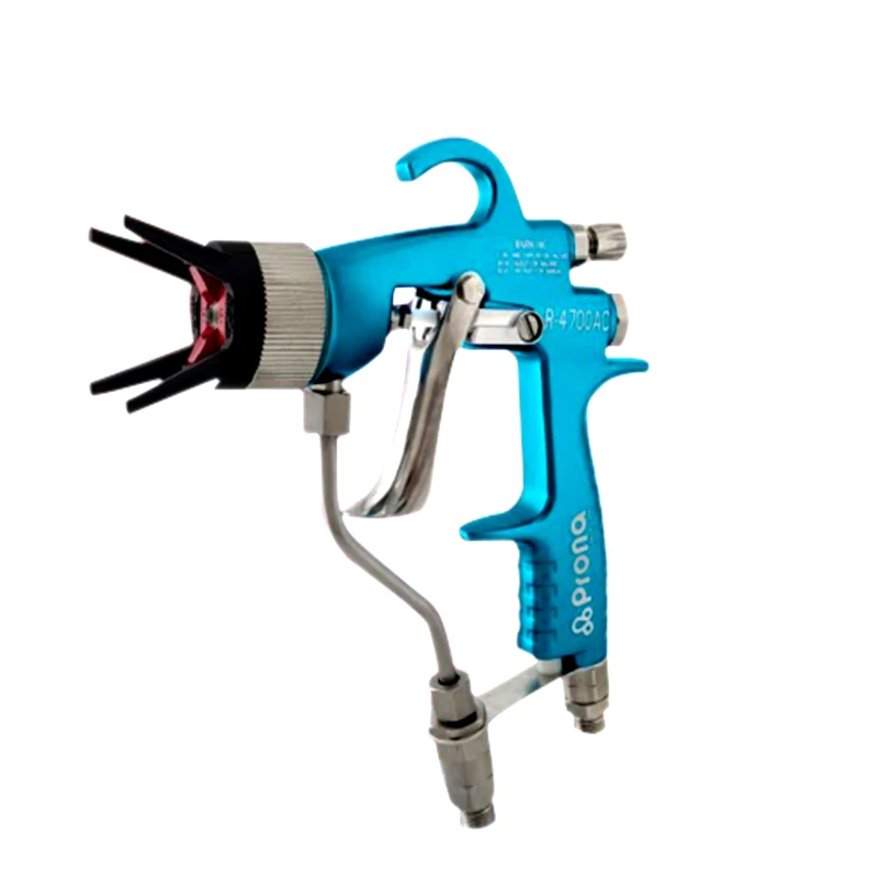 Prona Airless High Pressure Paint Spray Gun R-2200AC Air Mix Pistol R-4700AC Air Assisted Sprayer R2200AC-B