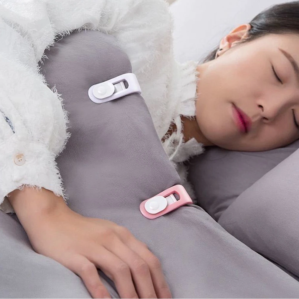 

30Pcs Duvet Cover Clips Bed Quilt Grippers Antislip Fixers Suitable for Sunny Hot Rainy Windy Days Crib Stroller Pram