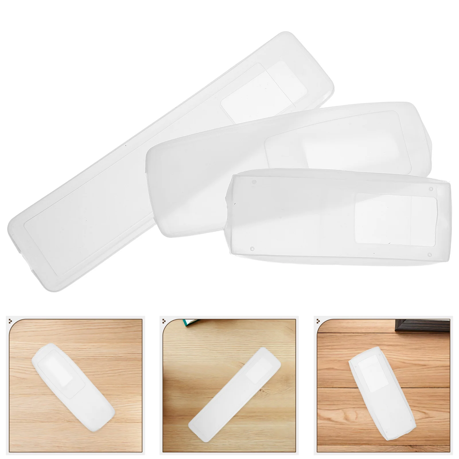 

6Pcs Silicone Remote Control Cover Clear Protective Sleeve Waterproof Air Conditioner Remote Controller Silicone Case