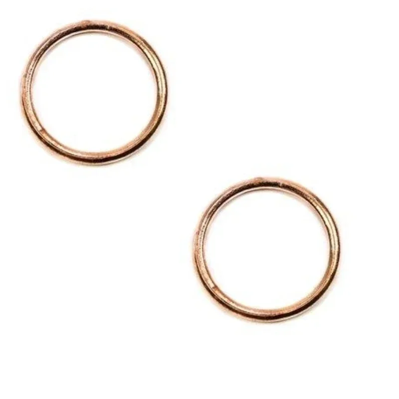 38.5*46.5*4 Motorcycle Copper Plated Exhaust Pipe Gasket For  ER 500 A/B/C/D Twister 1997-2006 EN 450 A  85-90 EN 500 A/B 90-95