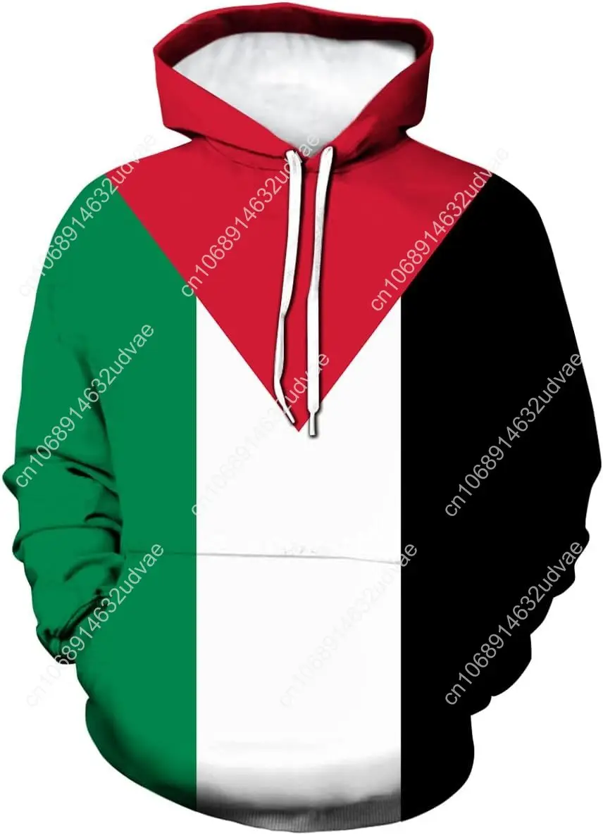 

Lurhonp Palestinian Flag Long Sleeve Hoodie Sweatshirt