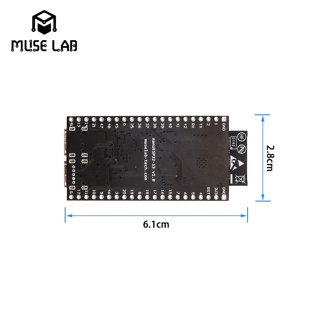 Płytka rozwojowa NanoESP32-S3 ESP32-S3-WROOM-1 Moduł WiFi/BLE ESPRESSIF AIOT
