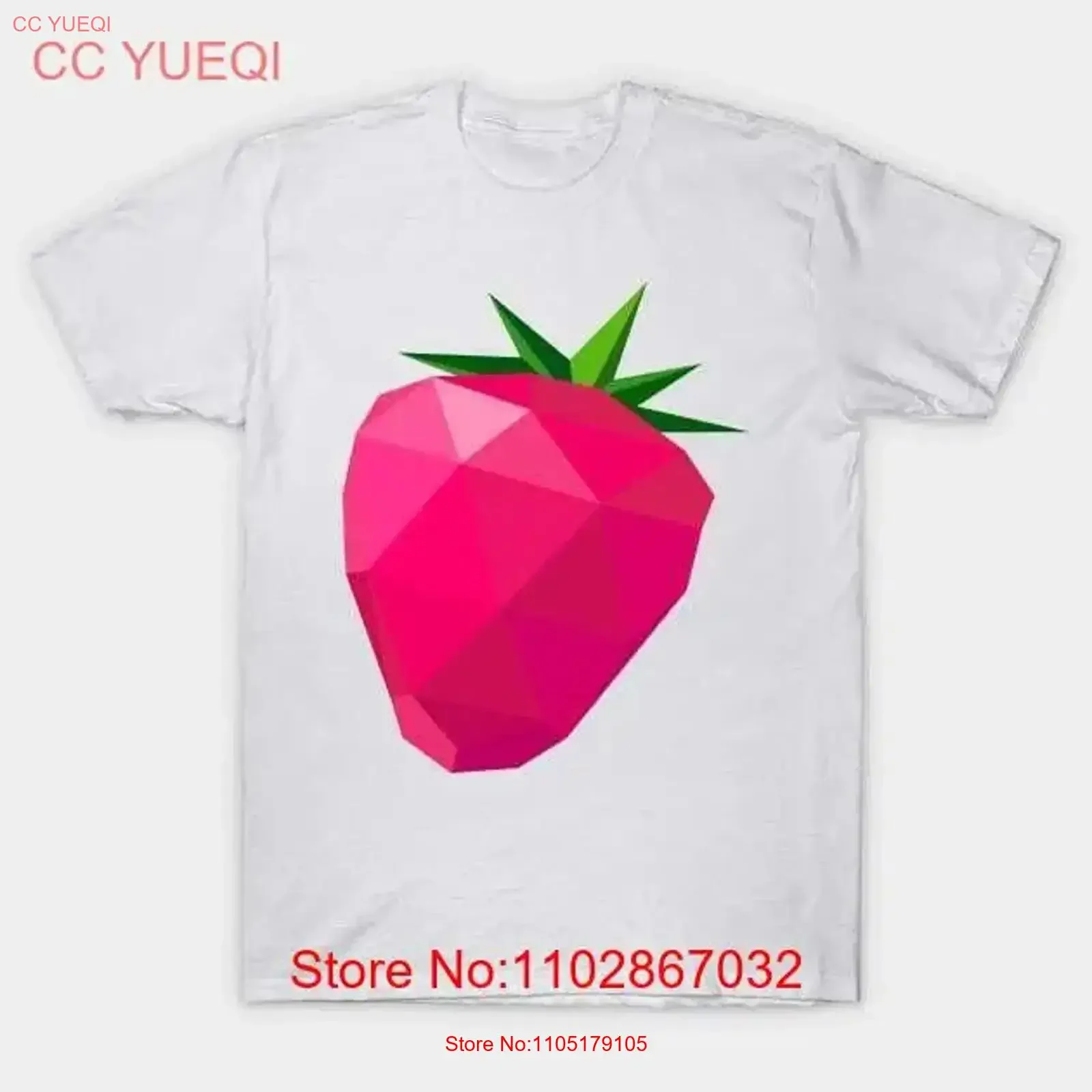 Polygonal Strawberry Made in Australia T Shirt S 5XL vintage Washed Versatile homme streetwear Slightly Breathable Comfortable