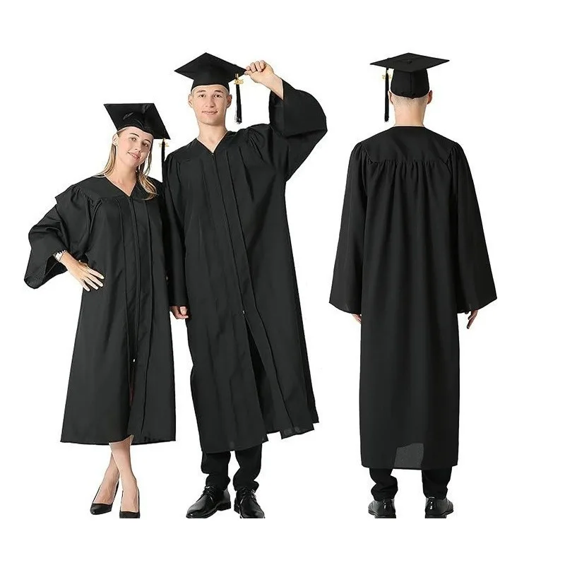 

Комплект выпускной одежды для студентов колледжей и старшеклассников с шапочкой для мужчин и женщин, для фотосессий и церемоний награждения