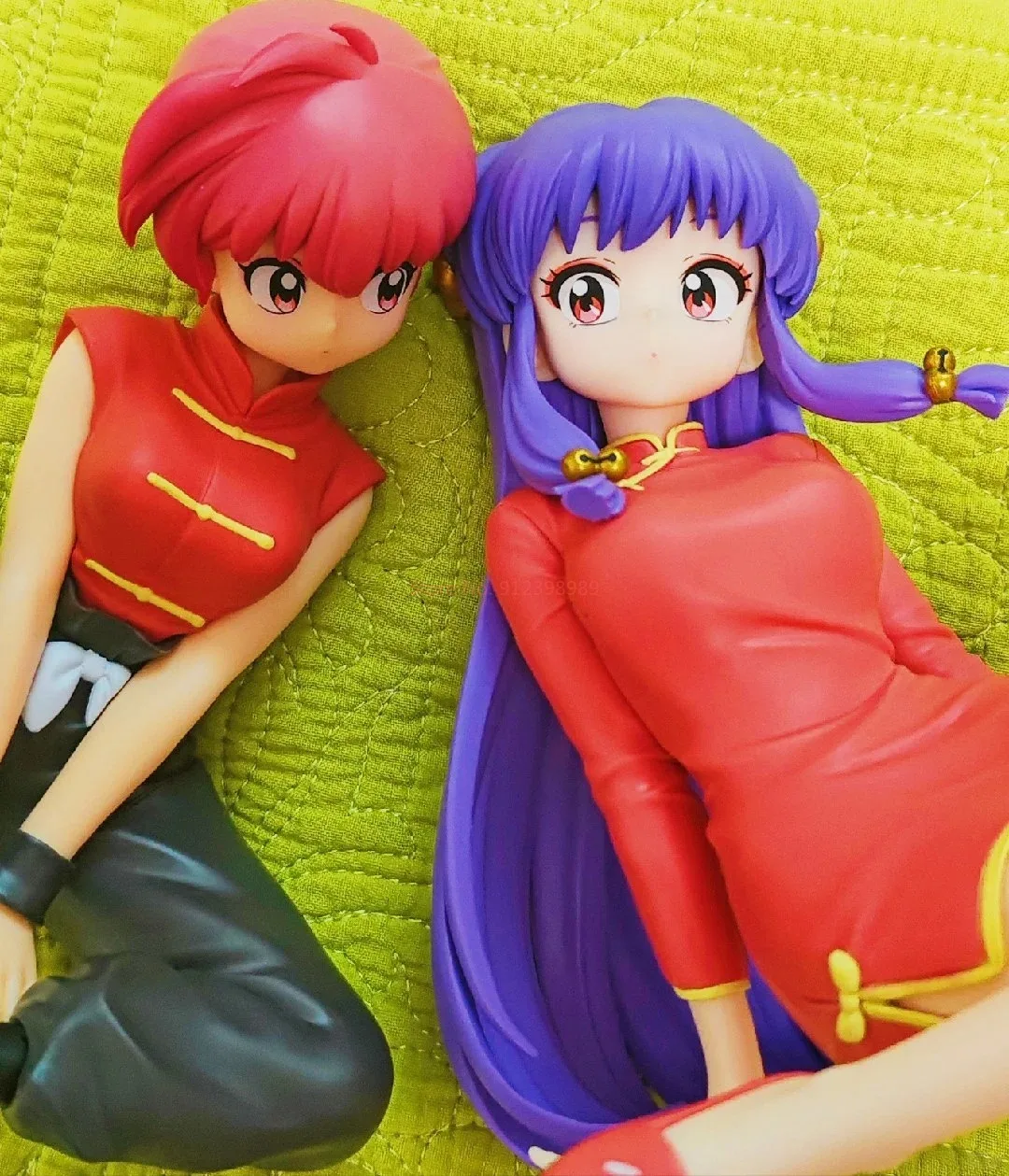 Bandai Ranma 1/2 -Relax time-Ranma Akane Tendo Shampoo Action Figurine Banpresto Giocattoli Modello Bambola Anime Figura Originale
