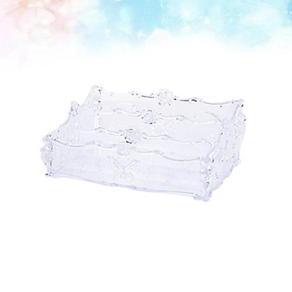

Desktop Storage Box White Europe Style Durable Cosmetics Organizer Portable Makeup Brushes Lipstick Holder for Home Bedroom