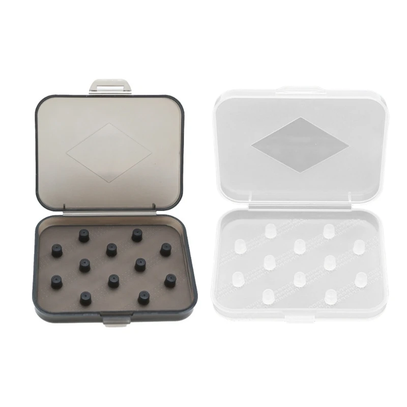 

Y1UB Earbud Protections Case, Clear Eartips Storage Box, Convenient Eartips Holder for Office and Gym Use For 6pair Eartips