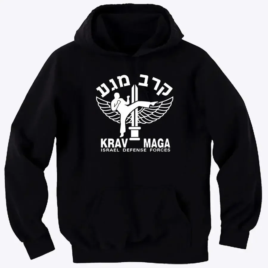 Krav Maga Self Defence Israel Men Hoodies Autumn and Winter Harajuku Casual Sweatshirt