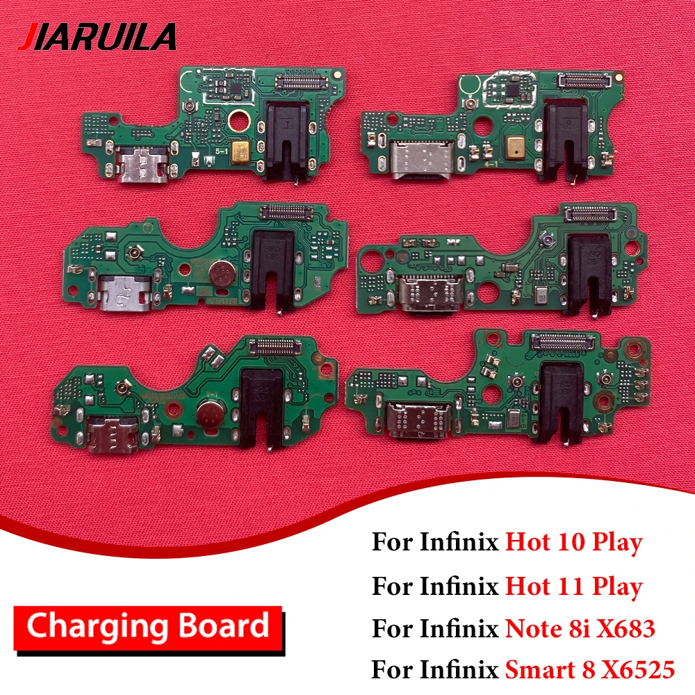 New USB Charge Port Jack Dock Connector Charging Board Flex For Infinix Hot 9/10/11 Play itel P37 LA7 Note 7 Lite 8i Pop 5 Pro