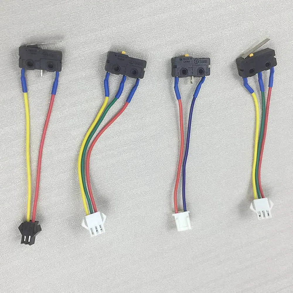 2pcs Home Appliance Parts Gas Water Heater Two-wire Micro Switch With Splinter Gas Water Heater Micro Switch Lgnition Switch
