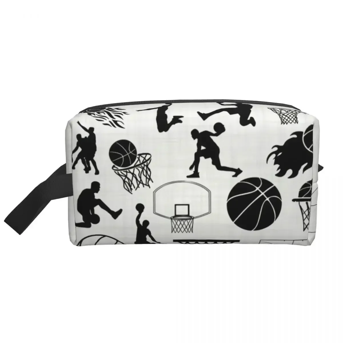 Shadow Basketball Cosmetic Bag Women Kawaii Large Capacity Sport Makeup Case Beauty Storage Toiletry Bags