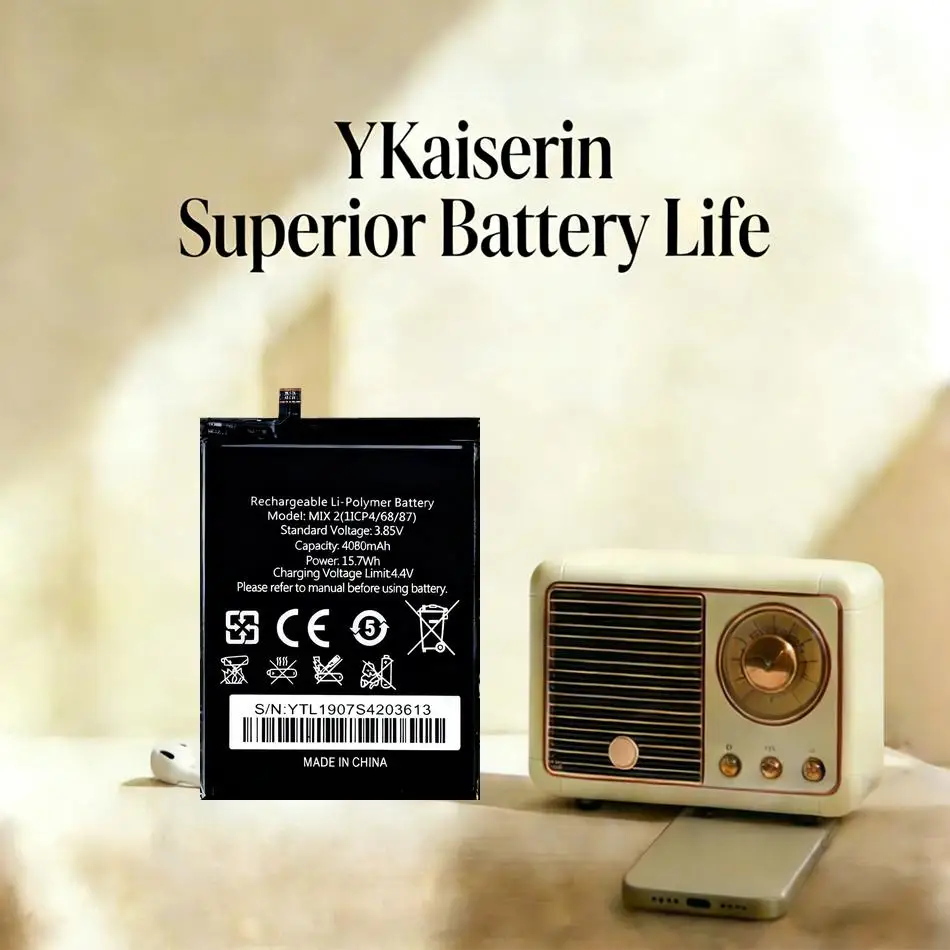 

Аккумулятор для мобильного телефона Oukitel Mix 2 с длительным сроком службы, 4080 мАч